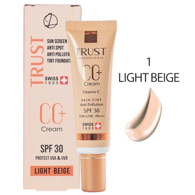 سی سی کرم پلاس تراست شماره 1 (بژ روشن)